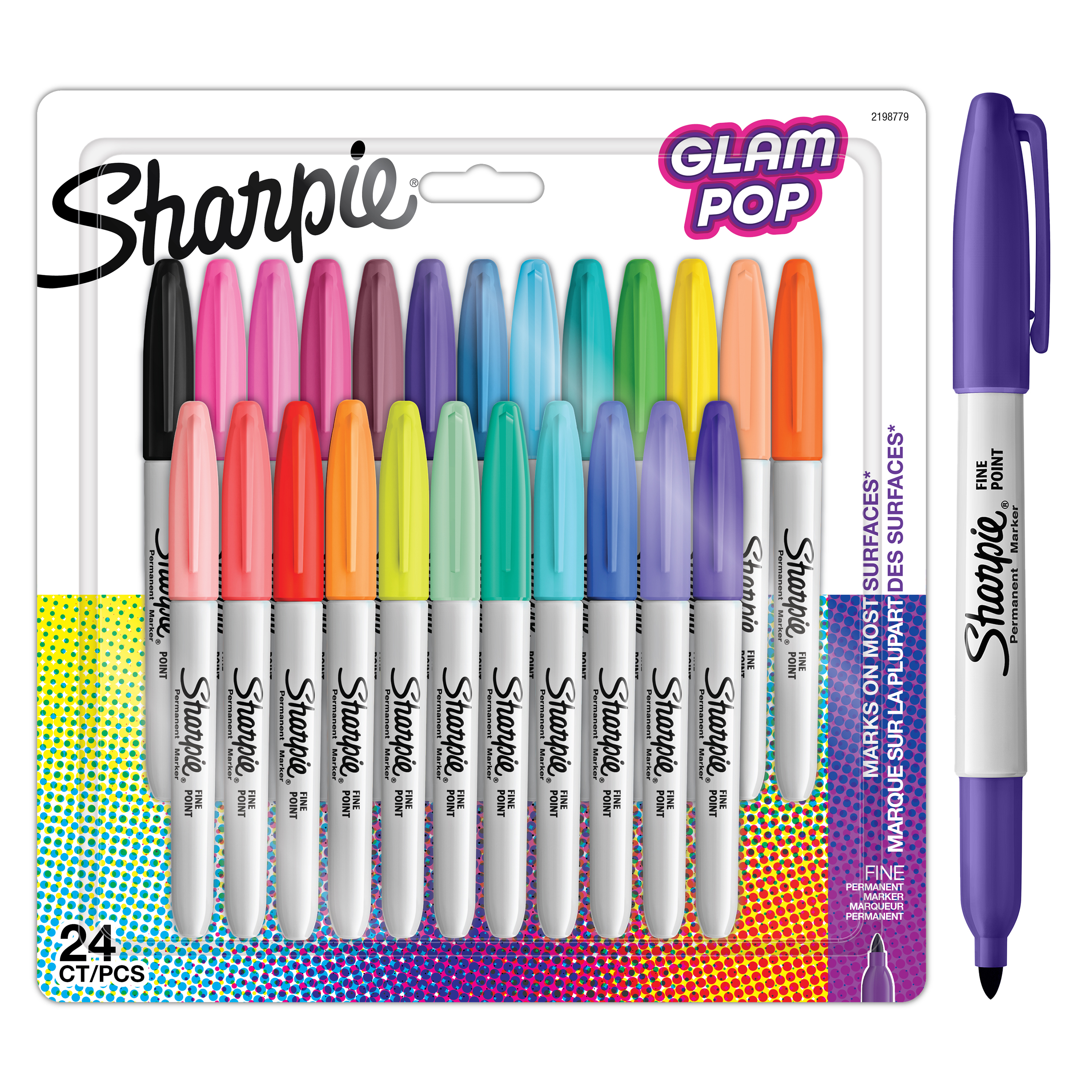 SHARPIE 24 GLAMPOP AST MARKERS (2198779)